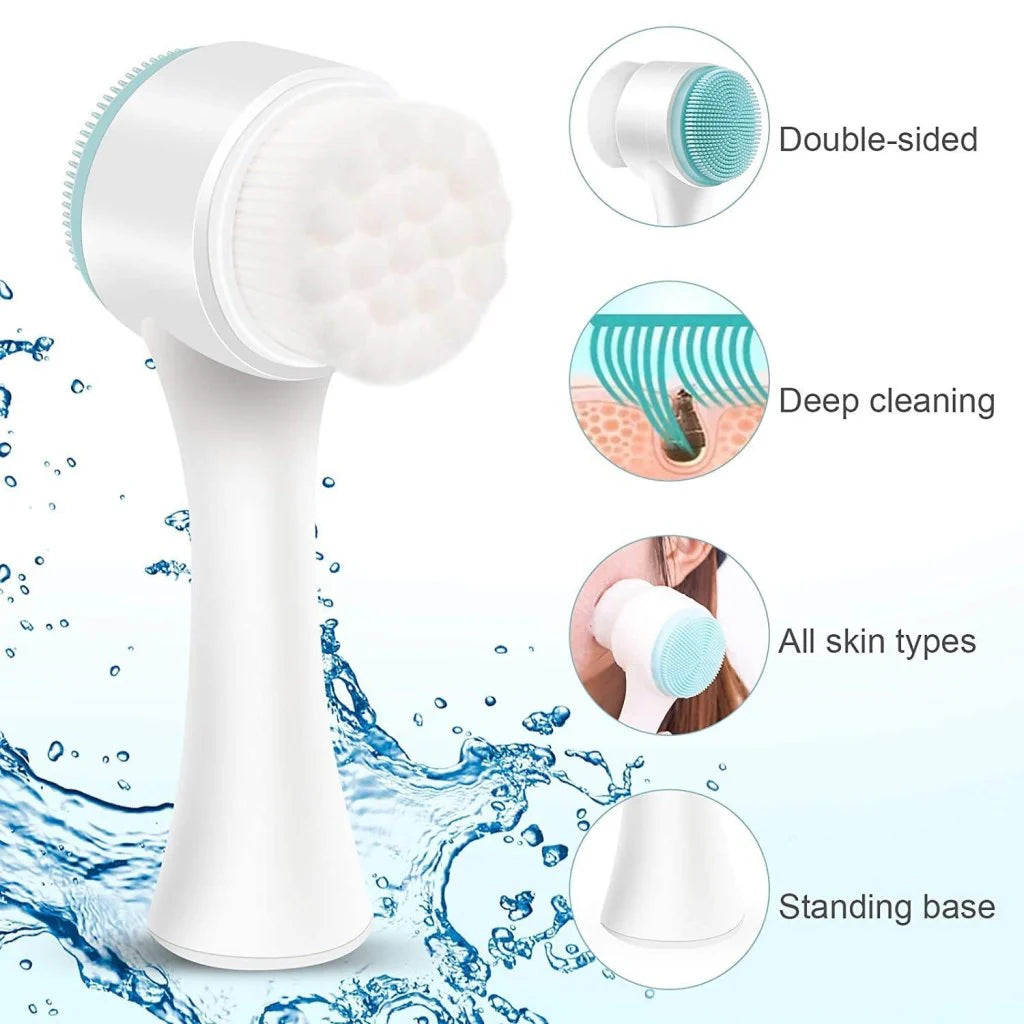 Free Gift - 2-in-1 Double-Sided Silicone Face Brush