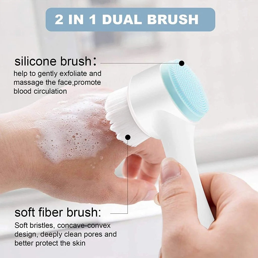 Free Gift - 2-in-1 Double-Sided Silicone Face Brush